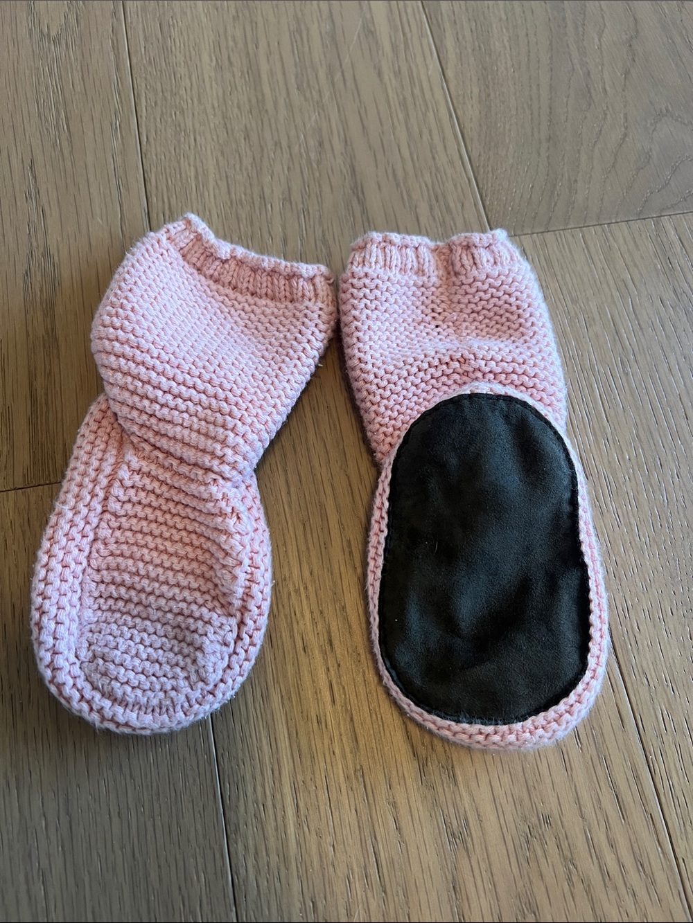 NB size but we wore much longer. Baby Sweaterknit Booties. Hannah Andersson.